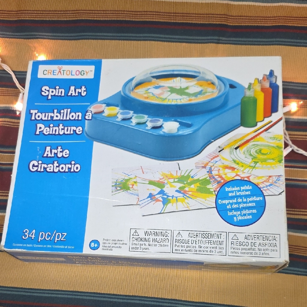 Spin Art Set - Blue